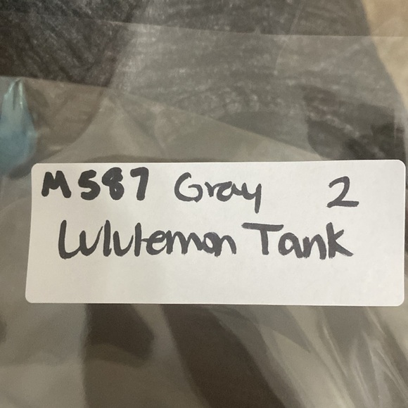 Lululemon Sunset Salutations 2-in-1 Tank Top Heathered Black Grey Size 2 - Picture 8 of 8